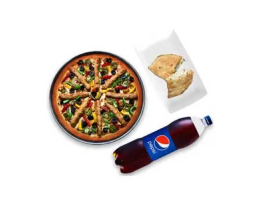 Pizza Plus Pakistan 1x Large Pizza, 1x Chicken Calzone, 1x Drink 1 Ltr Wow Plus Deal For Rs.1700/-